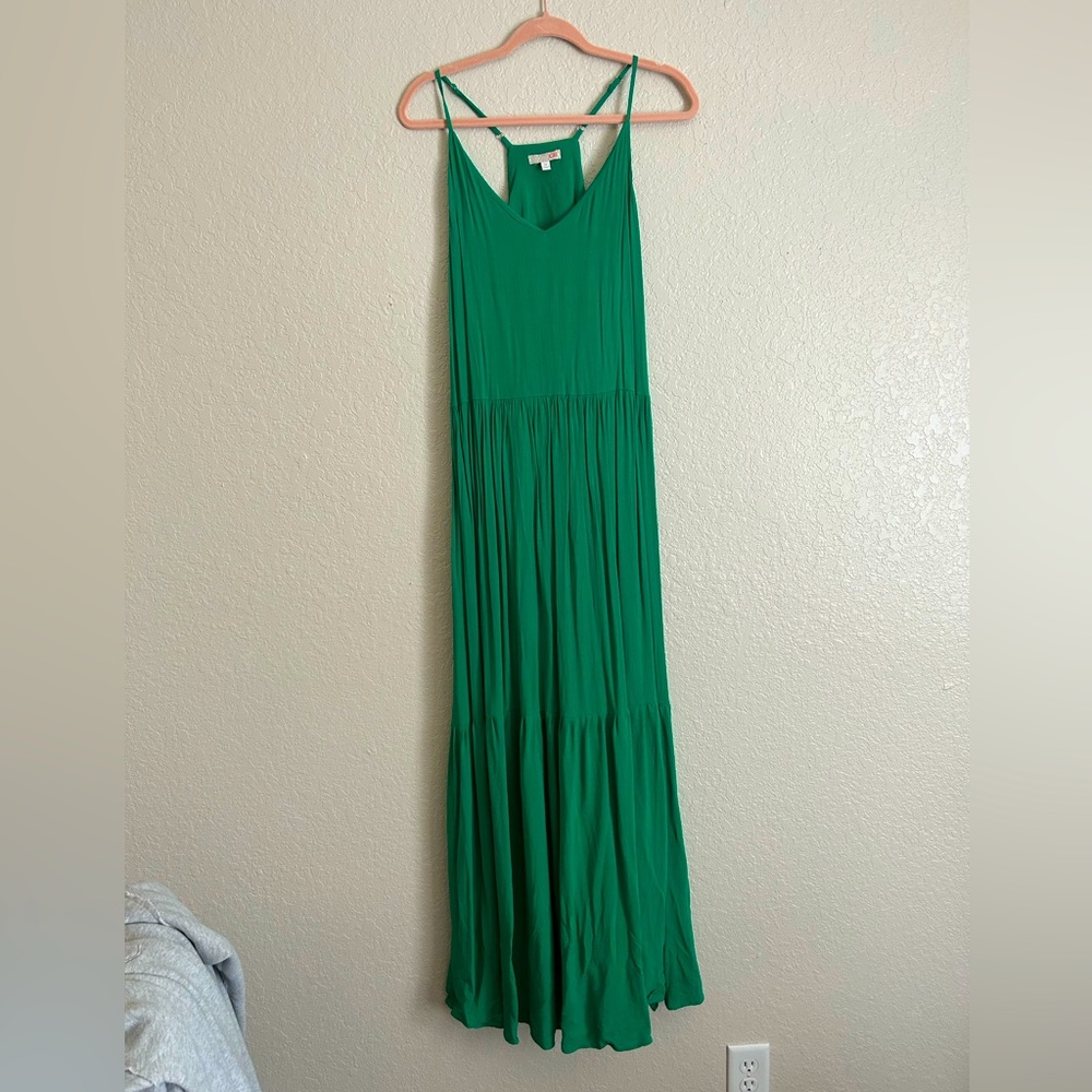 Gianni bini green maxi dress